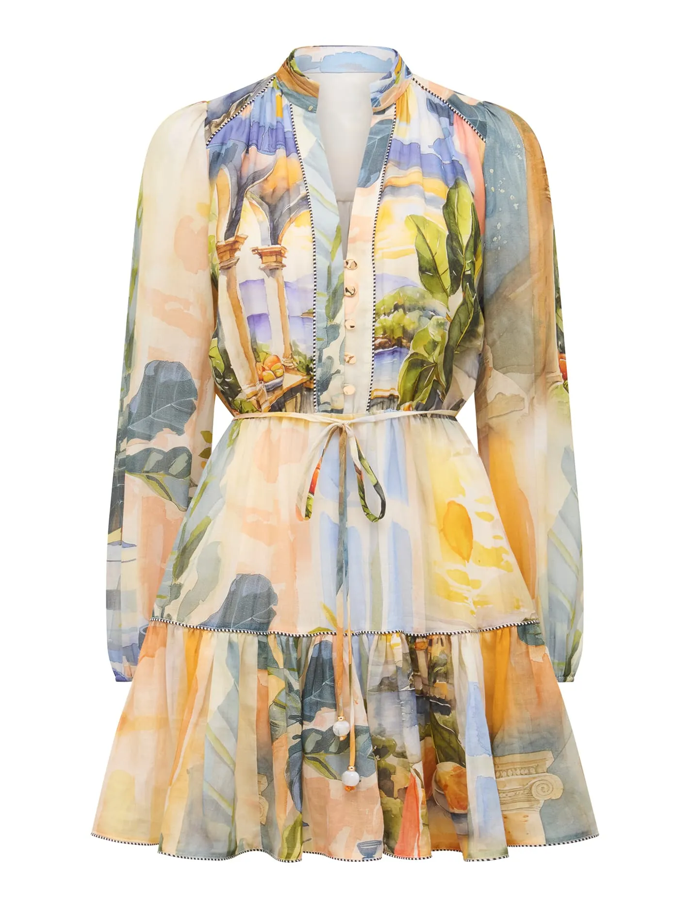 Verona Printed Mini Dress