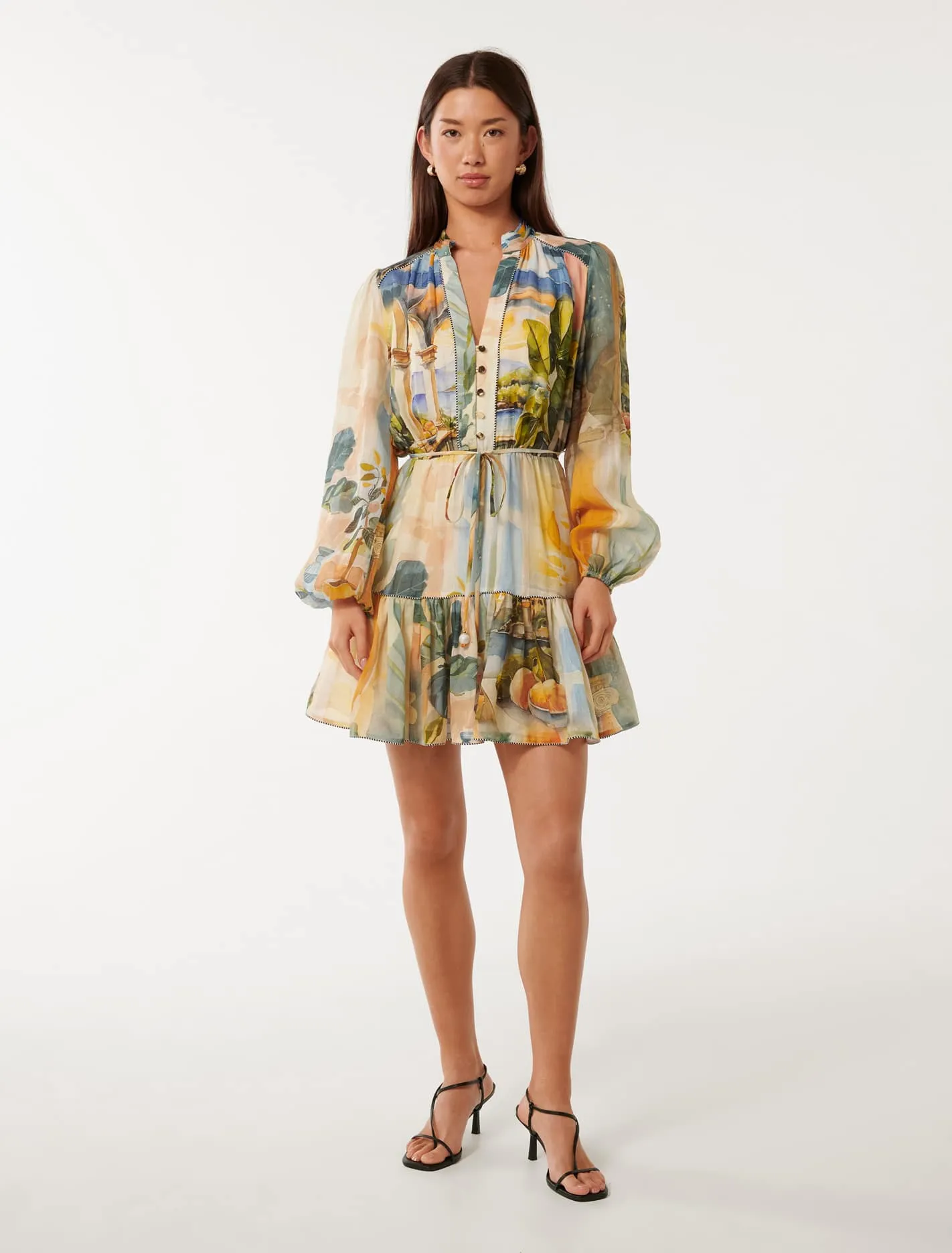 Verona Printed Mini Dress
