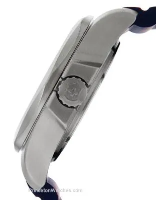 Victorinox Swiss Army Mens INOX - Denim Blue & Rubber Strap - Date - 200m