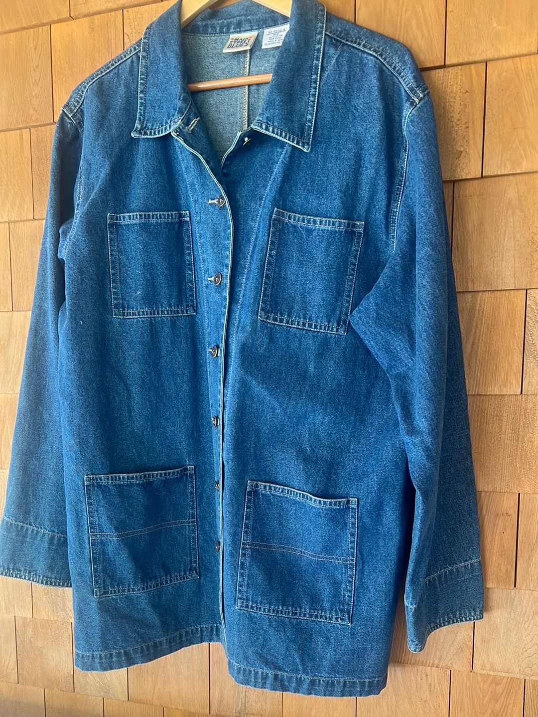 Vintage Denim Chore Coat