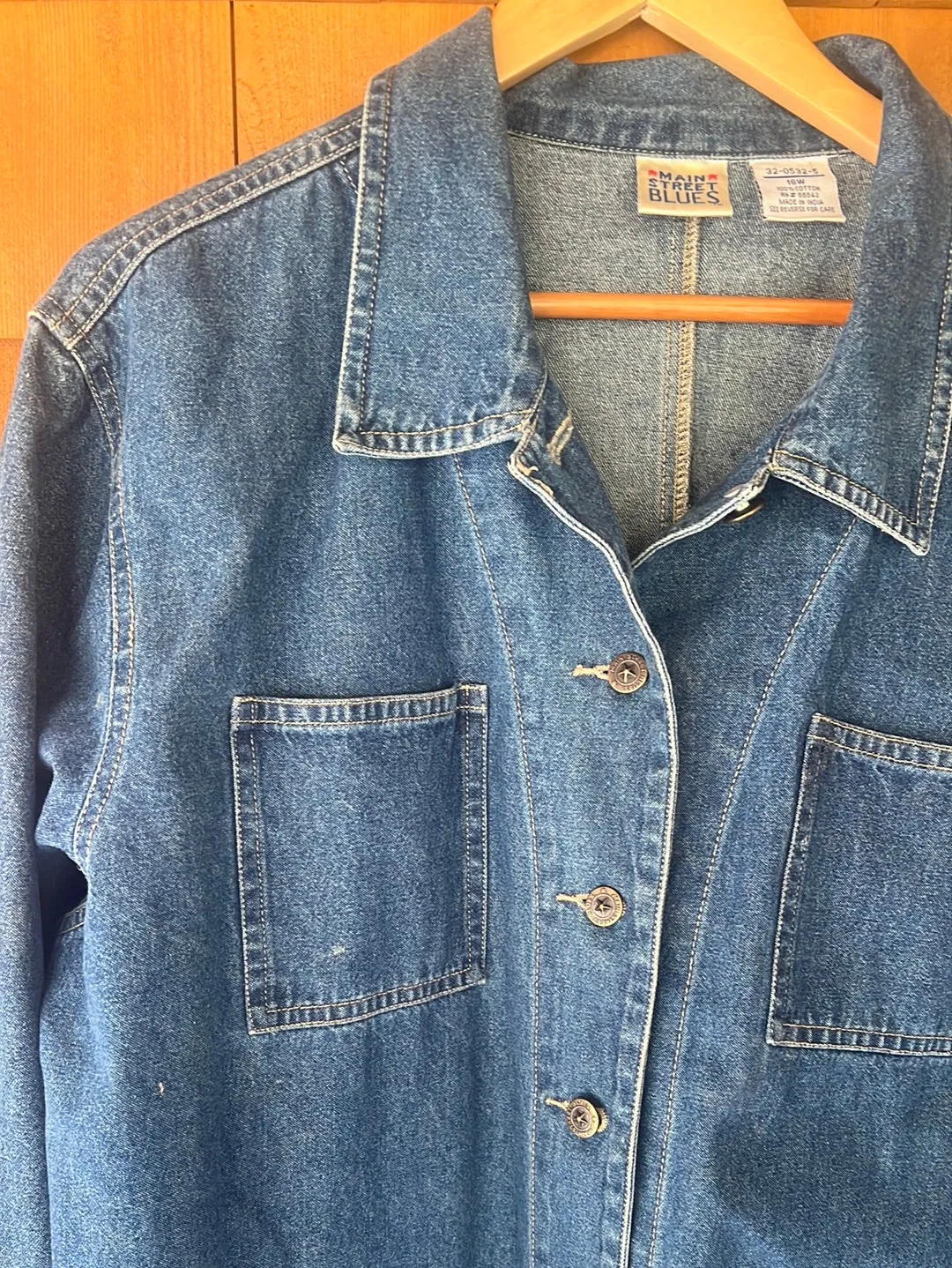 Vintage Denim Chore Coat