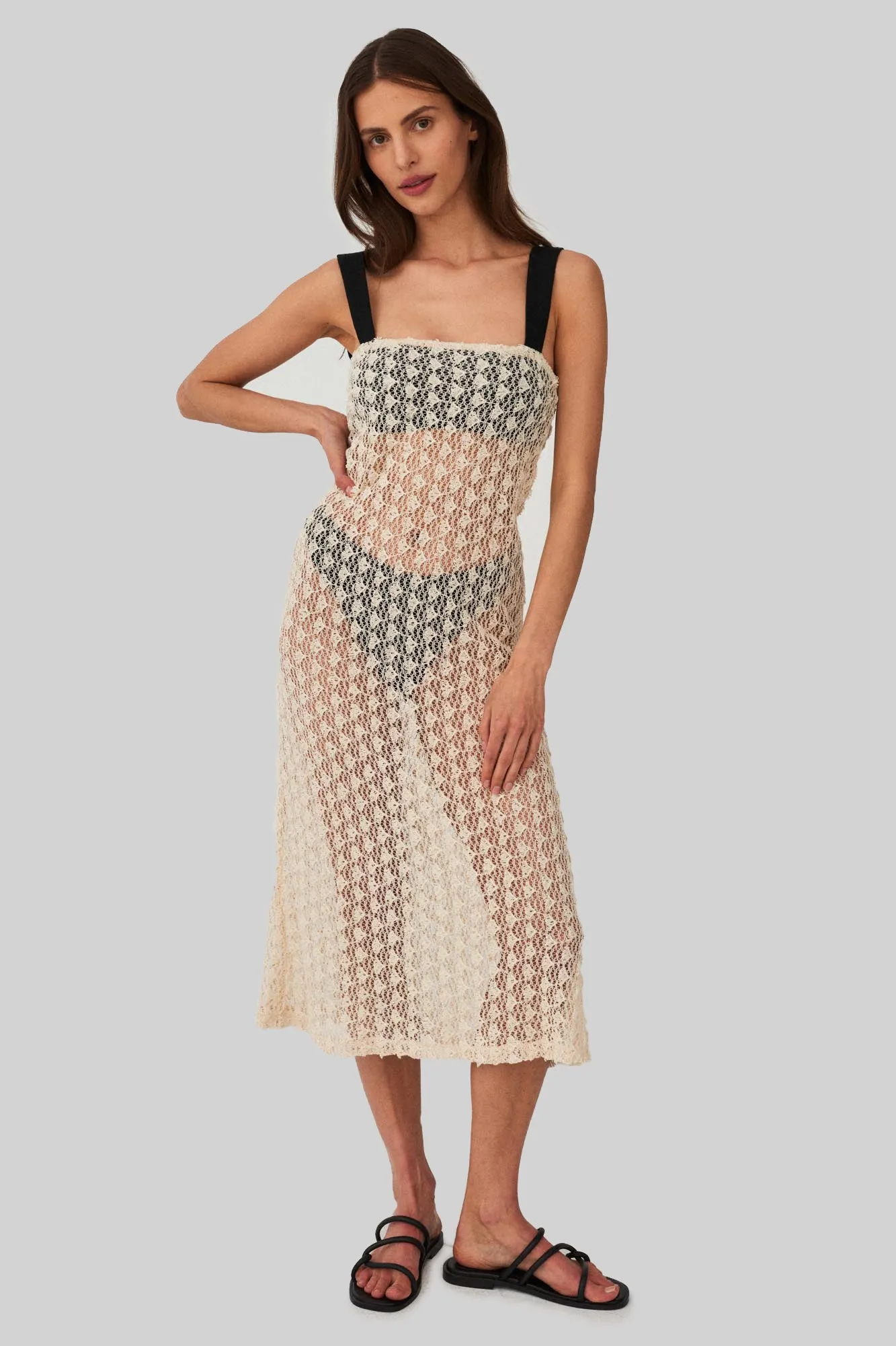 Walk Me Home Dress Sand