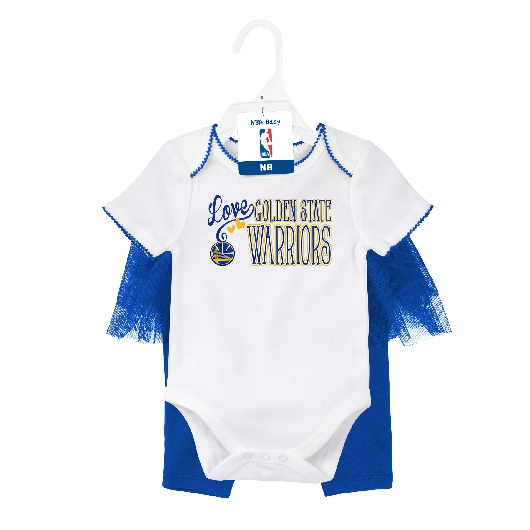 Warriors Baby Girl Creeper and Tutu Leggings