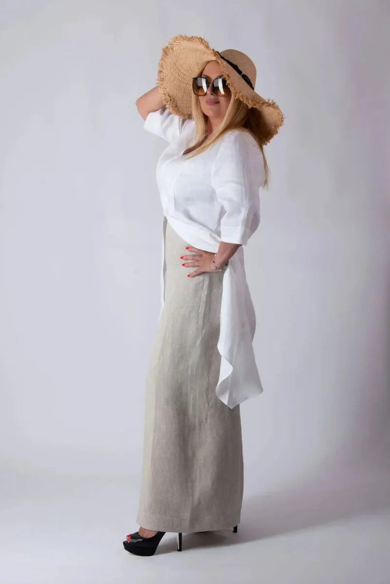 Wide Linen Pants Pamela