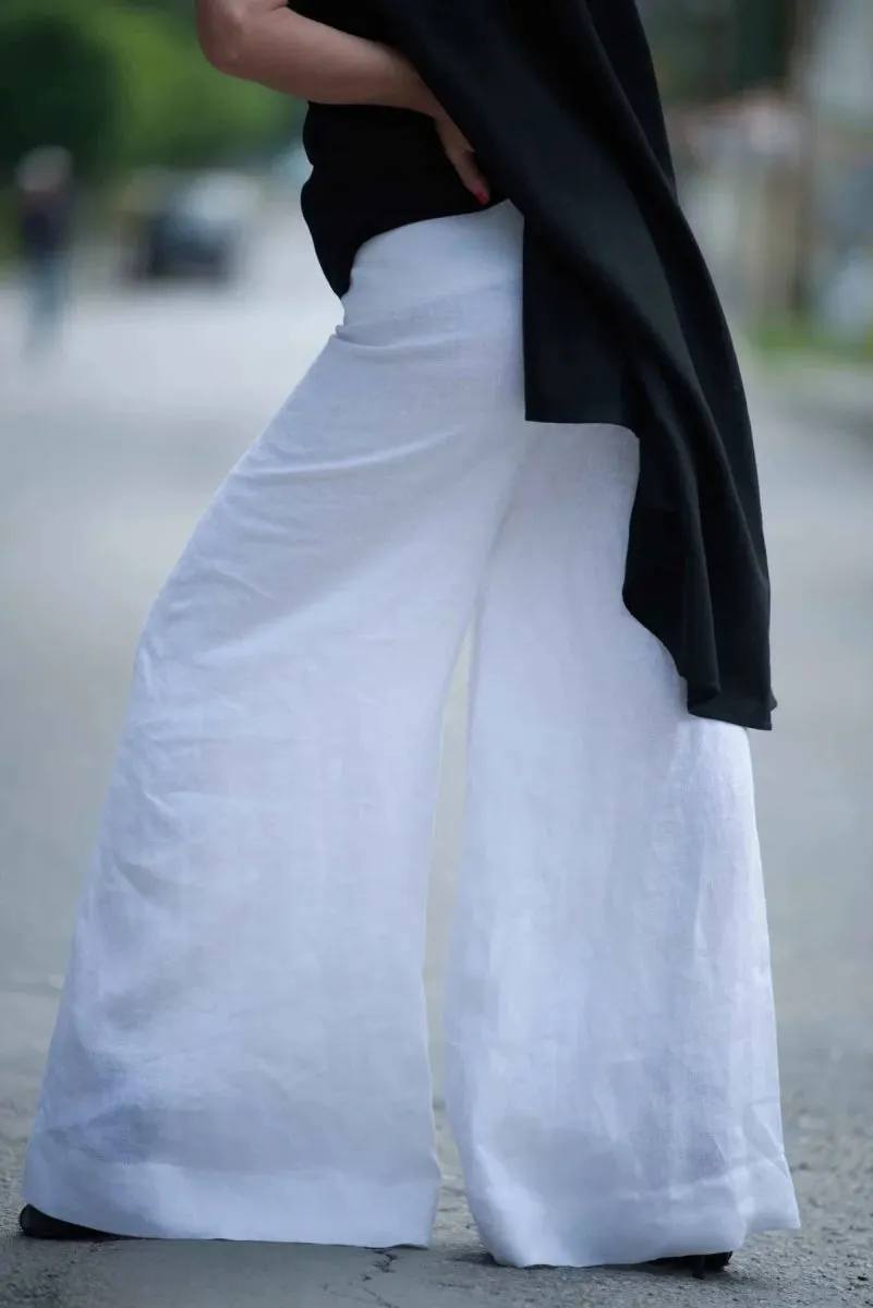 Wide Linen Pants Pamela
