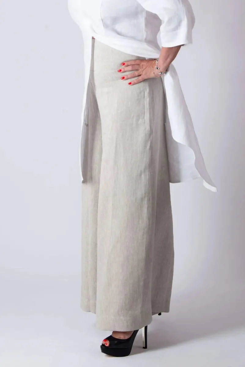 Wide Linen Pants Pamela