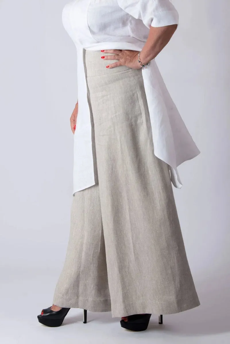Wide Linen Pants Pamela