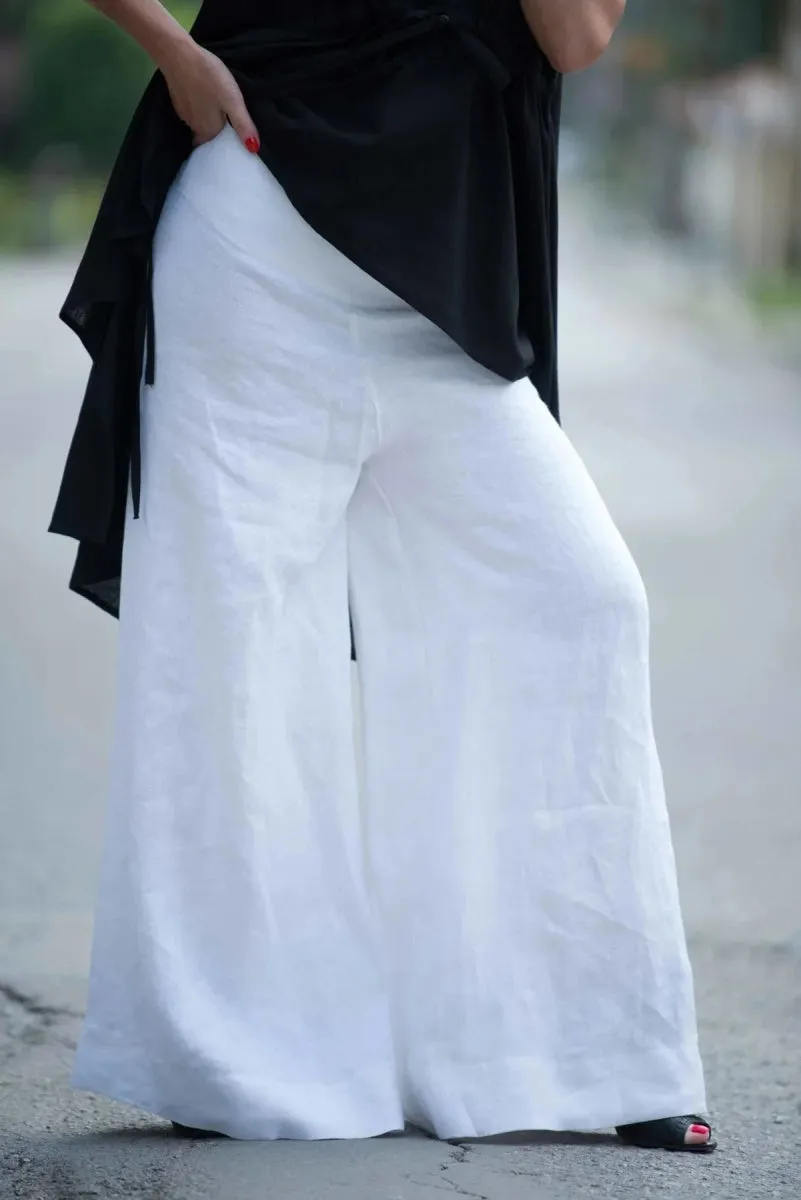 Wide Linen Pants Pamela