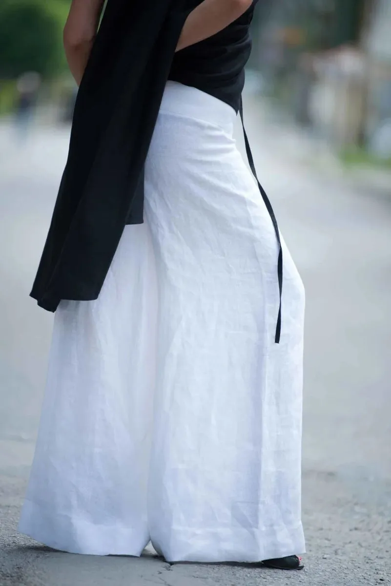 Wide Linen Pants Pamela