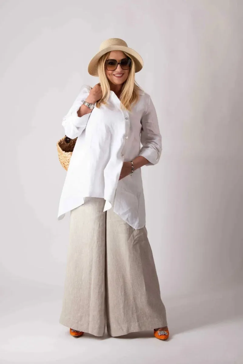 Wide Linen Pants Pamela