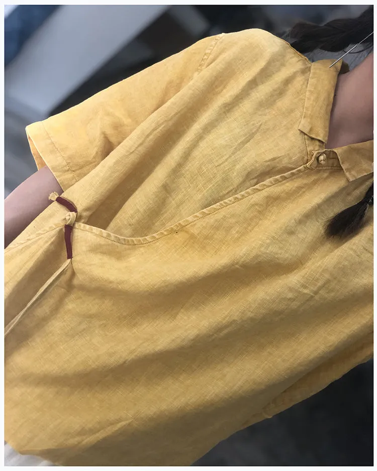 Women Casual Linen Blouse Spring Summer Autumn Women Tops PZ97283