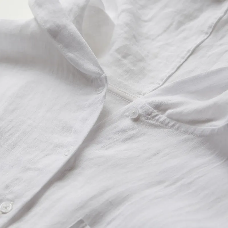 Women Casual Linen Blouse Summer Women Tops JJ97267