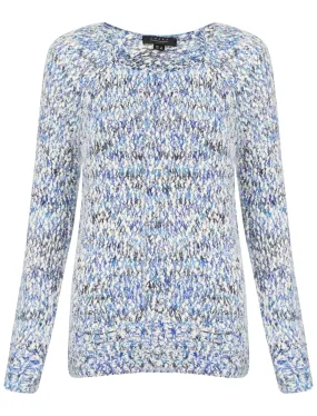 Womens Amara Reya Quaking Grass Navy & Blue Jumper