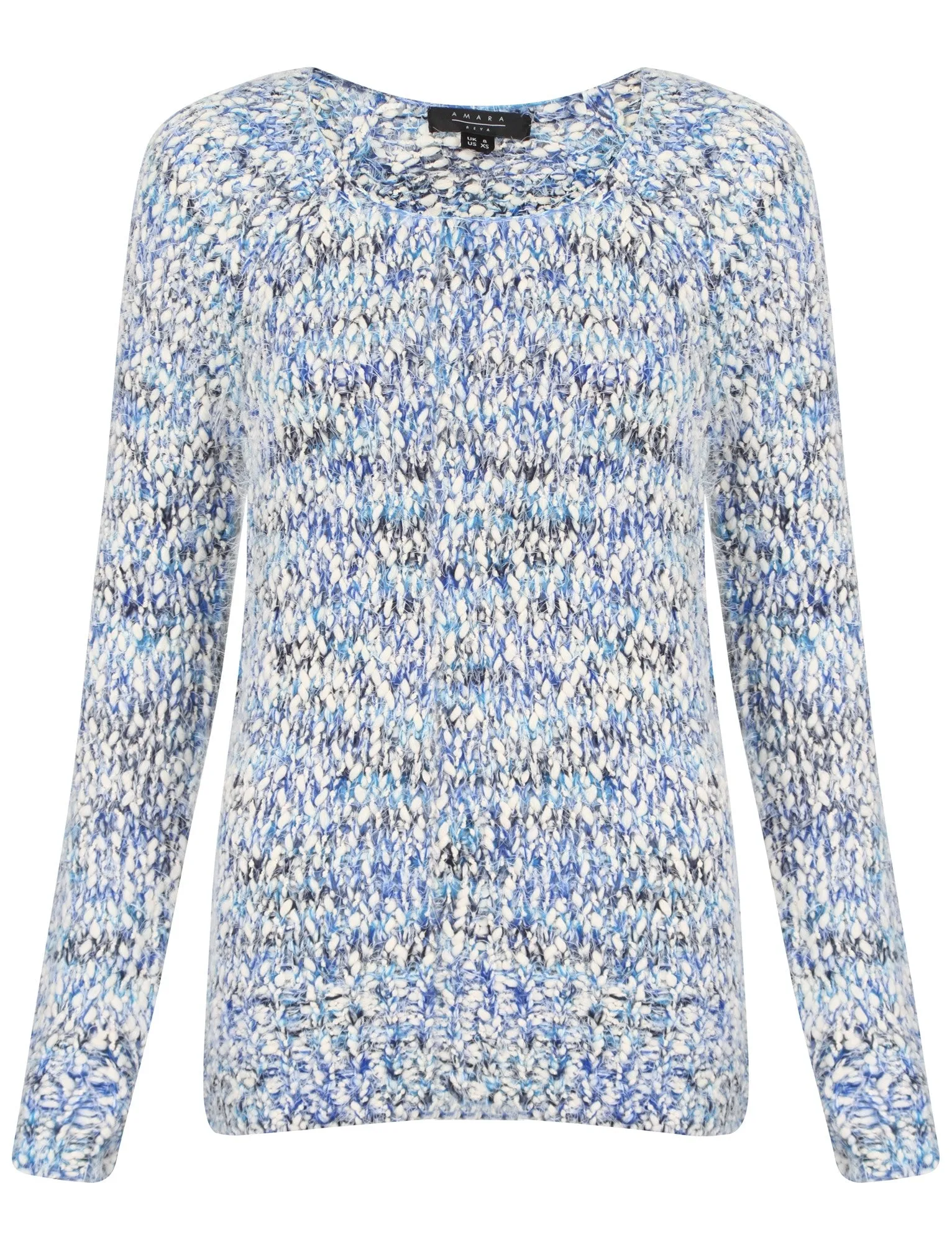 Womens Amara Reya Quaking Grass Navy & Blue Jumper