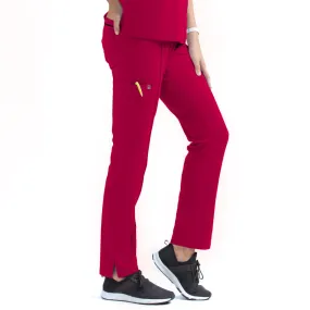 Women's Full Waistband Pant by Maevn (Regular) XS-3XL /Cherries Jubilee