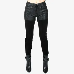 Womens Lace Up Short Leggings