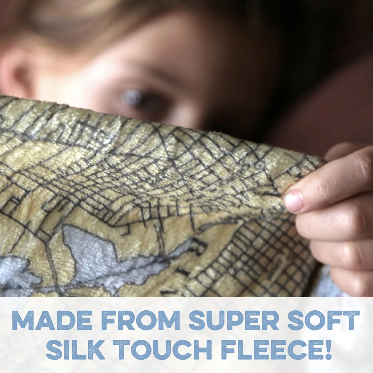 Woods Hole - Falmouth, MA. Vintage Nautical Chart Blanket