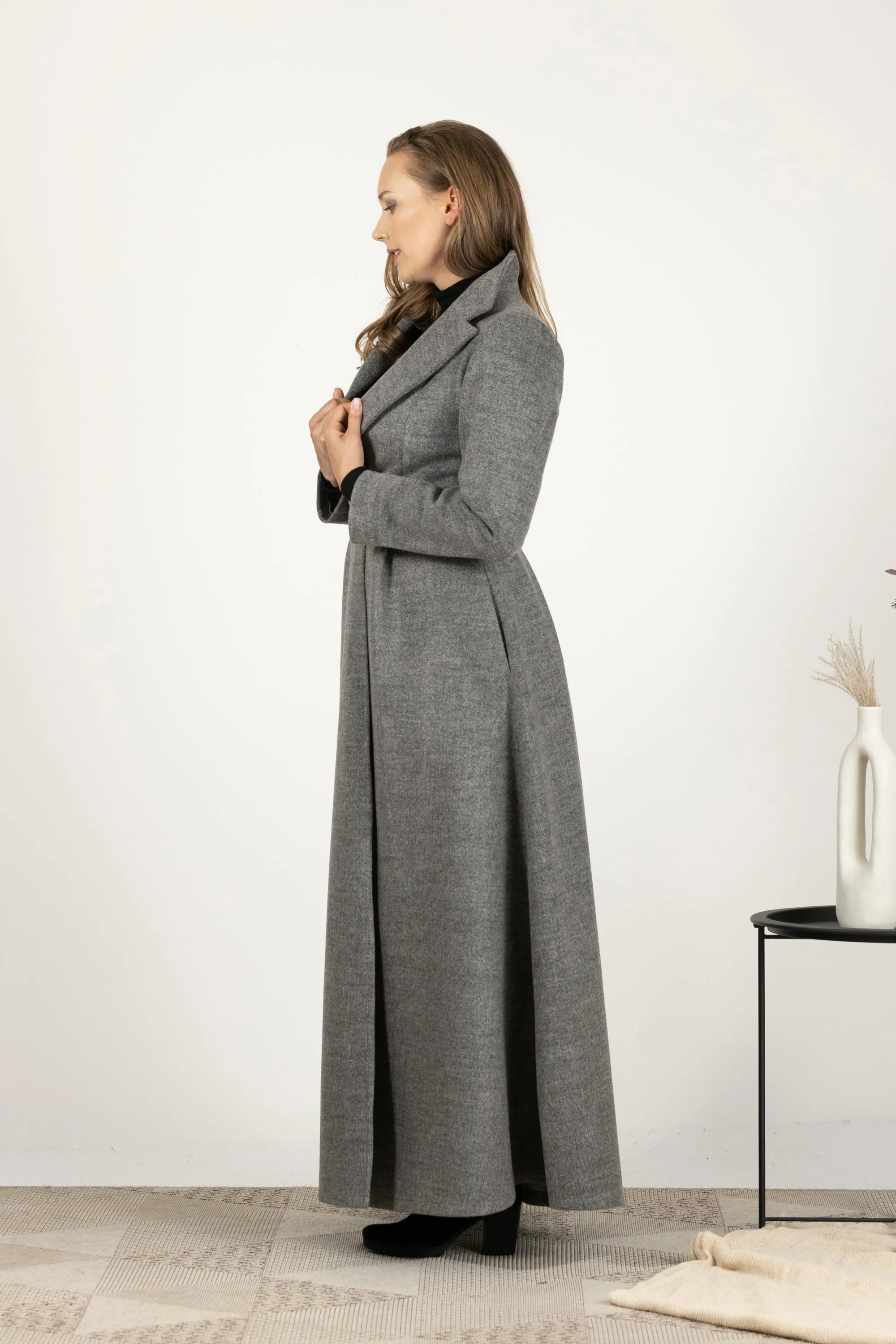 Wool Princess Maxi Coat