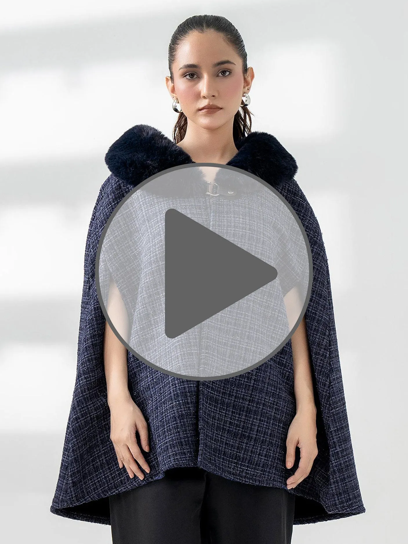 Woolen Cape Shawl